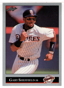 Gary Sheffield - San Diego Padres (MLB Baseball Card) 1992 Leaf # 446 Mint