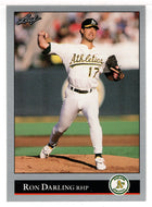 Ron Darling - Oakland Athletics (MLB Baseball Card) 1992 Leaf # 447 Mint