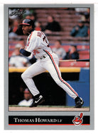 Thomas Howard - Cleveland Indians (MLB Baseball Card) 1992 Leaf # 456 Mint