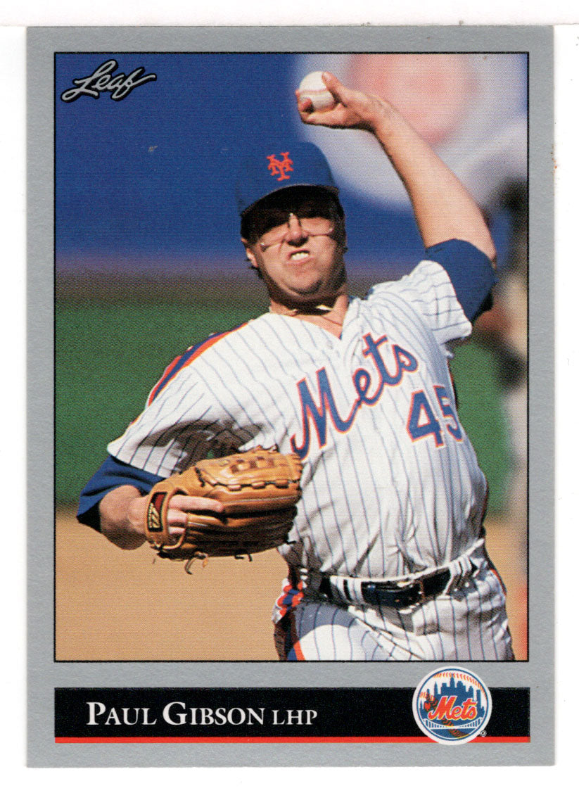 Paul Gibson - New York Mets (MLB Baseball Card) 1992 Leaf # 461 Mint