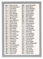 Checklist # 6 (MLB Baseball Card) 1992 Leaf # 463 Mint