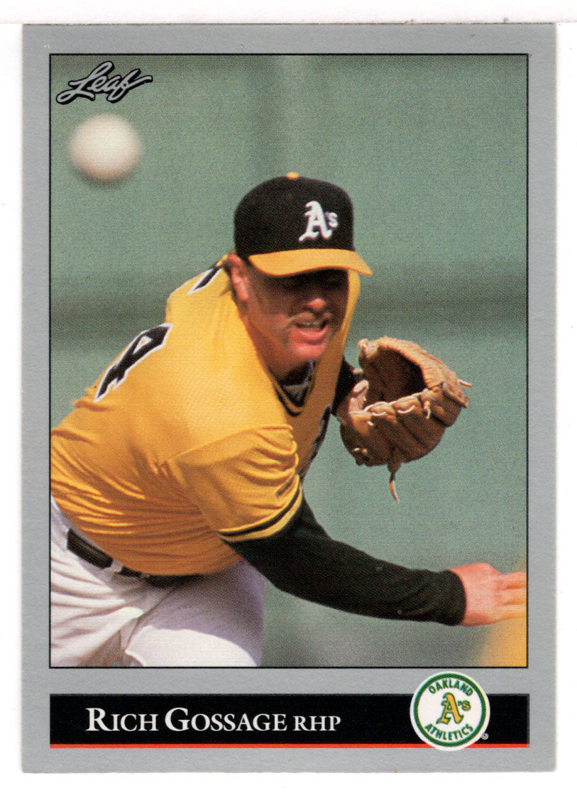Rich Gossage - Oakland Athletics (MLB Baseball Card) 1992 Leaf # 474 Mint