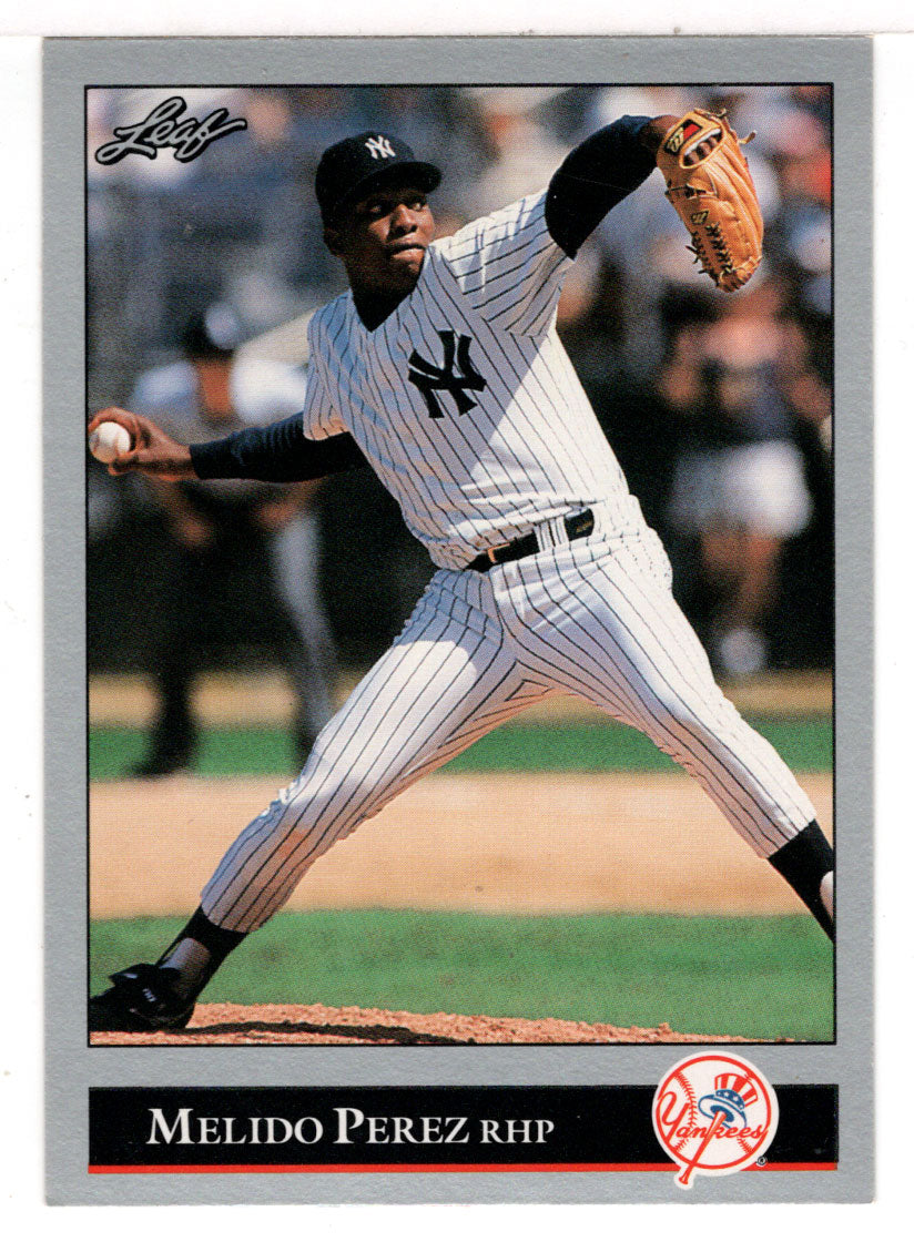 Melido Perez - New York Yankees (MLB Baseball Card) 1992 Leaf # 479 Mint