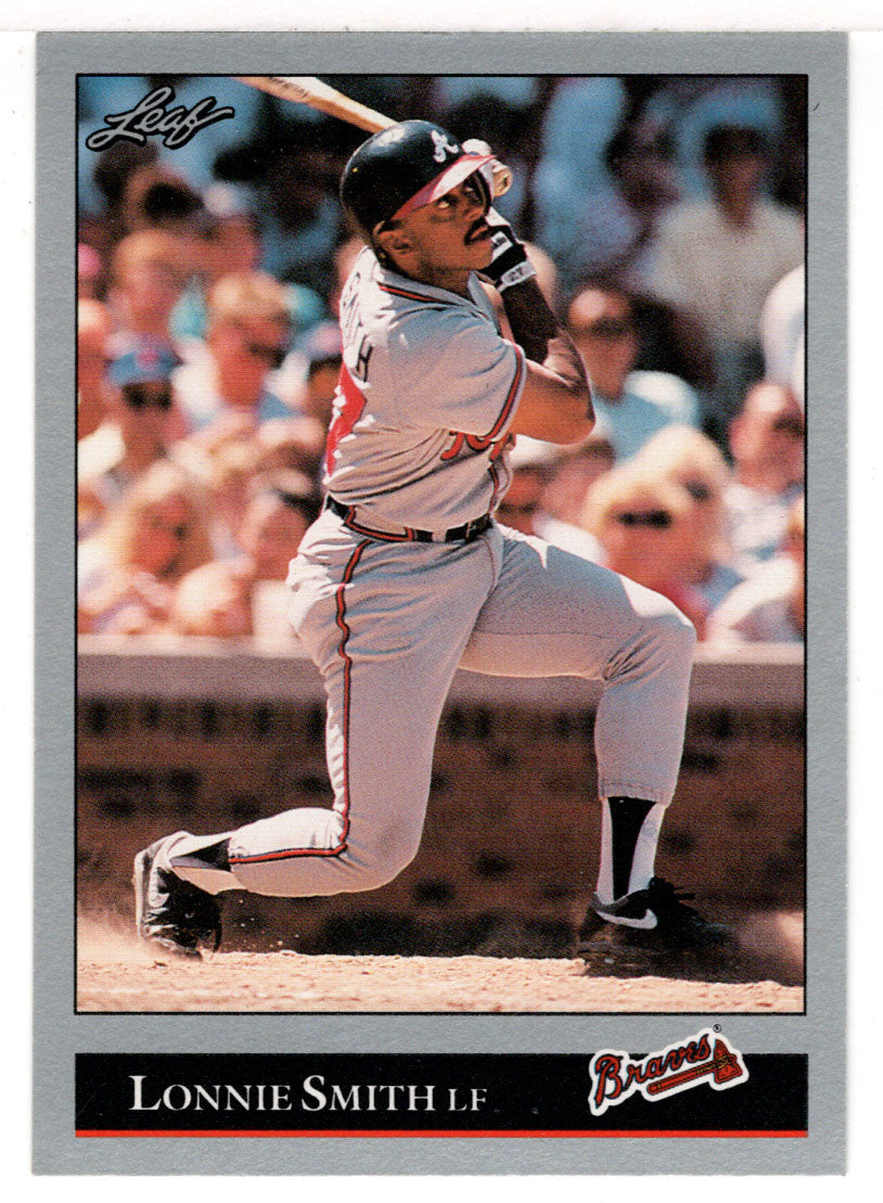 Lonnie Smith - Atlanta Braves (MLB Baseball Card) 1992 Leaf # 480 Mint