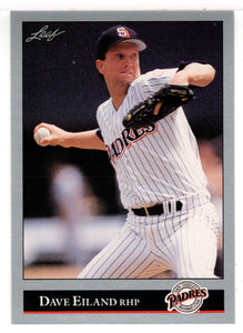 Dave Eiland - San Diego Padres (MLB Baseball Card) 1992 Leaf # 488 Mint