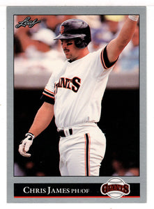 Chris James - San Francisco Giants (MLB Baseball Card) 1992 Leaf # 497 Mint