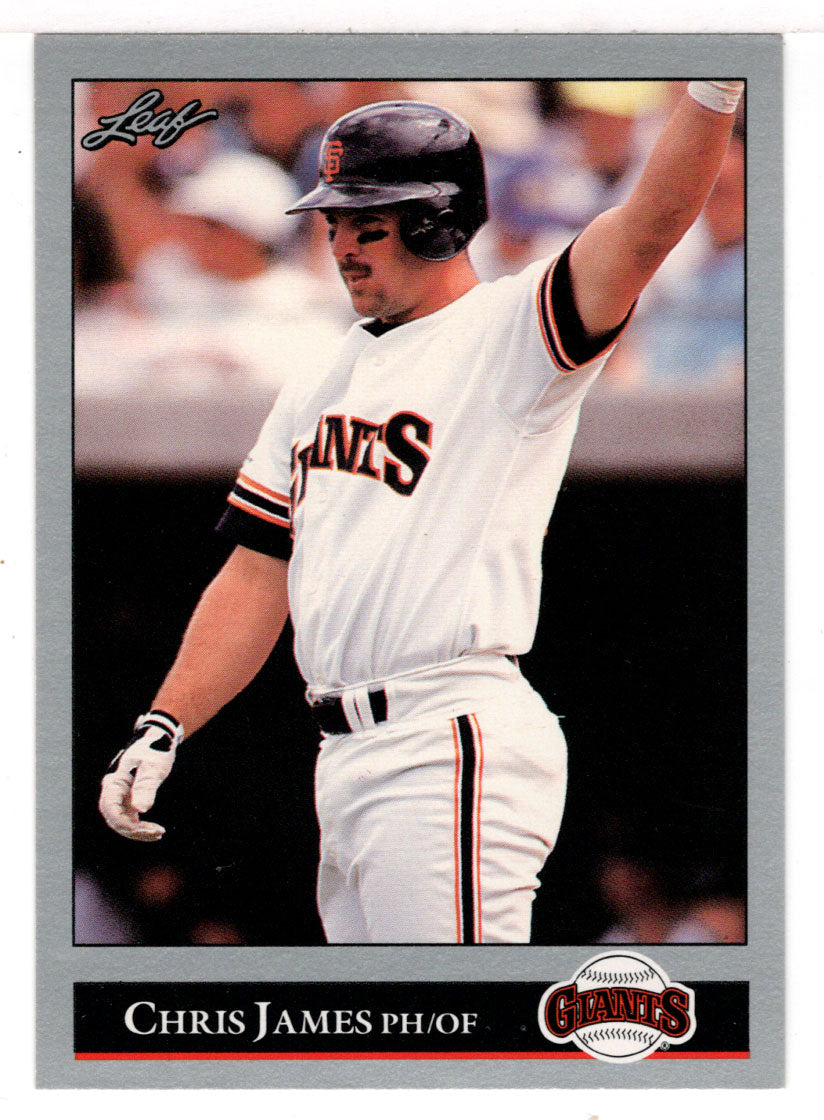 Chris James - San Francisco Giants (MLB Baseball Card) 1992 Leaf # 497 Mint