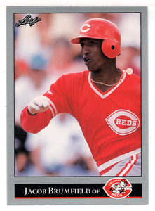 Jacob Brumfield - Cincinnati Reds (MLB Baseball Card) 1992 Leaf # 499 Mint