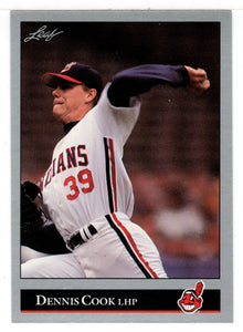 Dennis Cook - Cleveland Indians (MLB Baseball Card) 1992 Leaf # 503 Mint