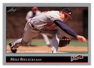 Mike Bielecki - Atlanta Braves (MLB Baseball Card) 1992 Leaf # 505 Mint