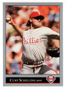 Curt Schilling - Philadelphia Phillies (MLB Baseball Card) 1992 Leaf # 516 Mint