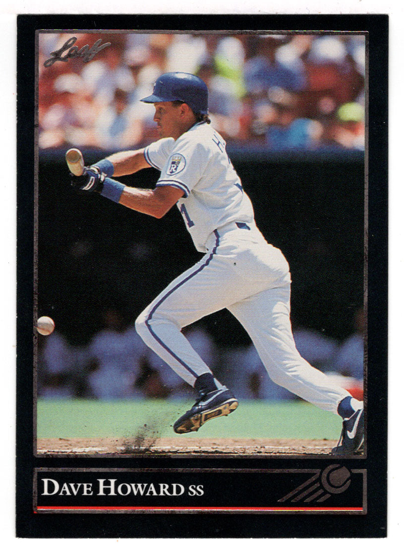 Dave Howard - Kansas City Royals (MLB Baseball Card) 1992 Leaf Black Gold # 4 Mint