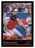 Sandy Alomar Jr. - Cleveland Indians (MLB Baseball Card) 1992 Leaf Black Gold # 9 Mint