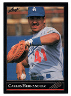 Carlos Hernandez - Los Angeles Dodgers (MLB Baseball Card) 1992 Leaf Black Gold # 54 Mint