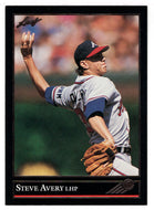 Steve Avery - Atlanta Braves (MLB Baseball Card) 1992 Leaf Black Gold # 59 Mint