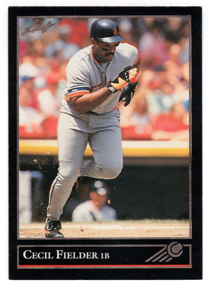 Cecil Fielder - Detroit Tigers (MLB Baseball Card) 1992 Leaf Black Gold # 153 Mint