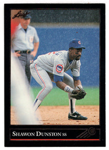 Shawon Dunston - Chicago Cubs (MLB Baseball Card) 1992 Leaf Black Gold # 249 Mint