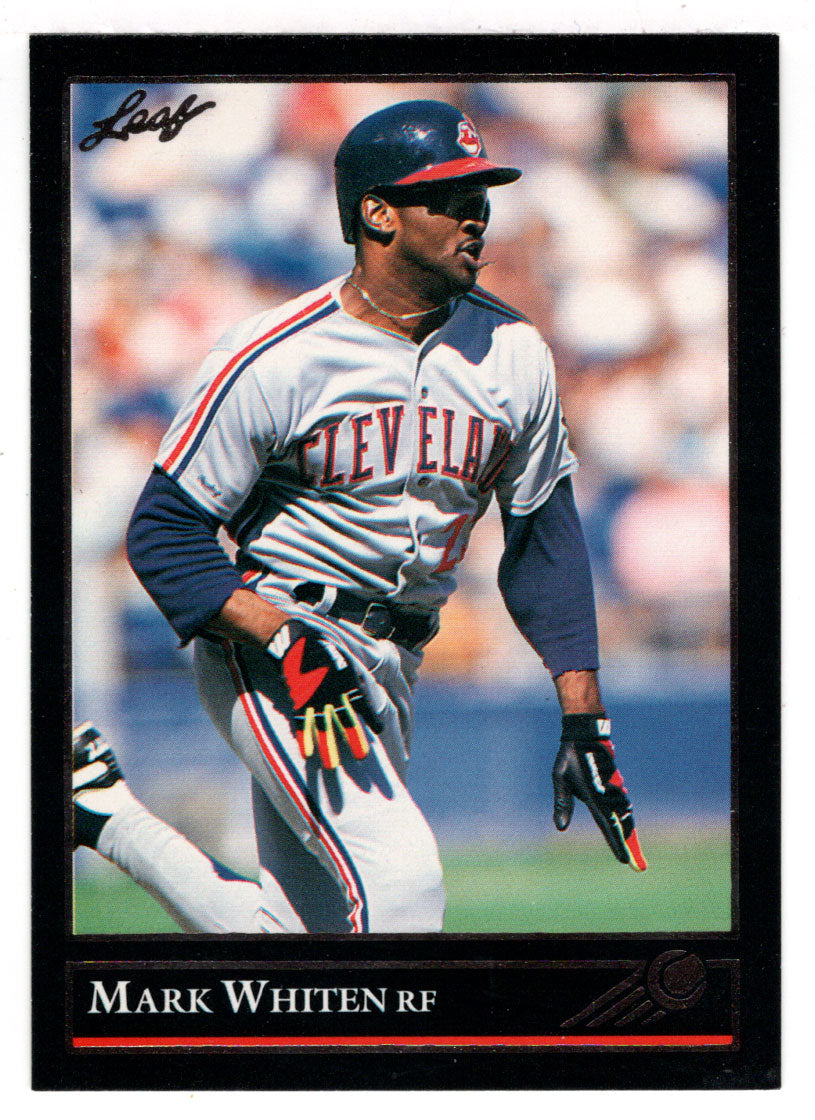 Mark Whiten - Cleveland Indians (MLB Baseball Card) 1992 Leaf Black Gold # 334 Mint