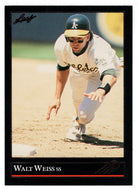 Walt Weiss - Oakland Athletics (MLB Baseball Card) 1992 Leaf Black Gold # 380 Mint