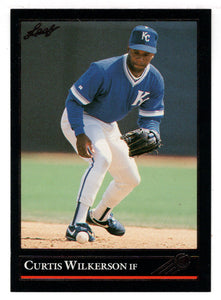 Curtis Wilkerson - Kansas City Royals (MLB Baseball Card) 1992 Leaf Black Gold # 387 Mint