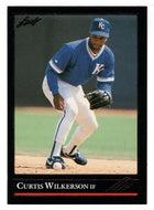 Curtis Wilkerson - Kansas City Royals (MLB Baseball Card) 1992 Leaf Black Gold # 387 Mint