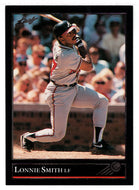 Lonnie Smith - Atlanta Braves (MLB Baseball Card) 1992 Leaf Black Gold # 480 Mint