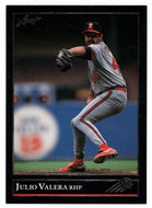 Julio Valera - California Angels (MLB Baseball Card) 1992 Leaf Black Gold # 490 Mint