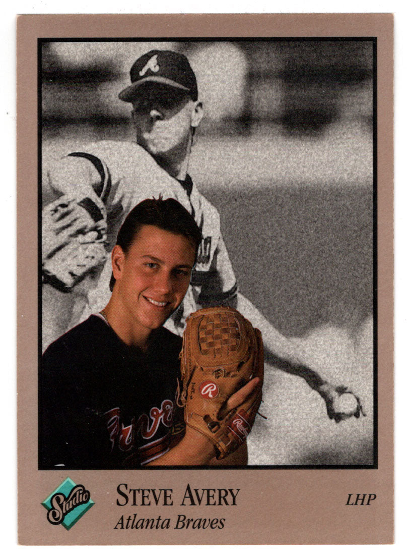 Steve Avery - Atlanta Braves (MLB Baseball Card) 1992 Leaf Studio # 1 Mint