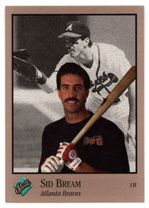 Sid Bream - Atlanta Braves (MLB Baseball Card) 1992 Leaf Studio # 2 Mint