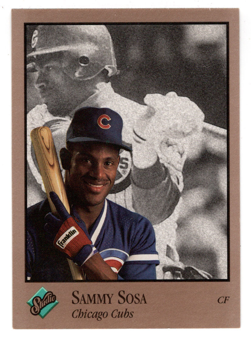 Sammy Sosa - Chicago Cubs (MLB Baseball Card) 1992 Leaf Studio # 20 Mint