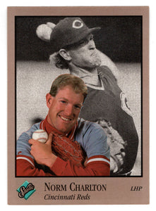 Norm Charlton - Cincinnati Reds (MLB Baseball Card) 1992 Leaf Studio # 21 Mint