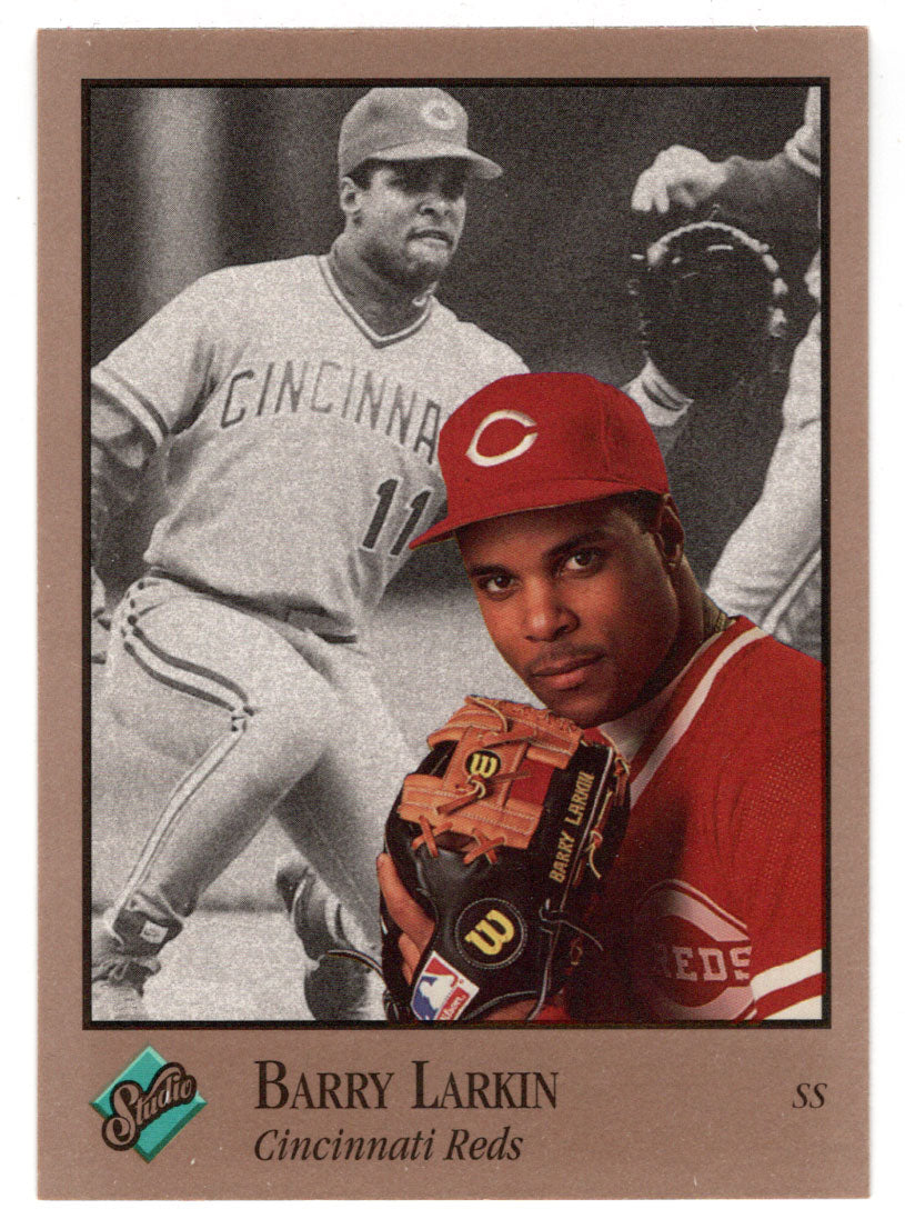 Barry Larkin - Cincinnati Reds (MLB Baseball Card) 1992 Leaf Studio # 23 Mint