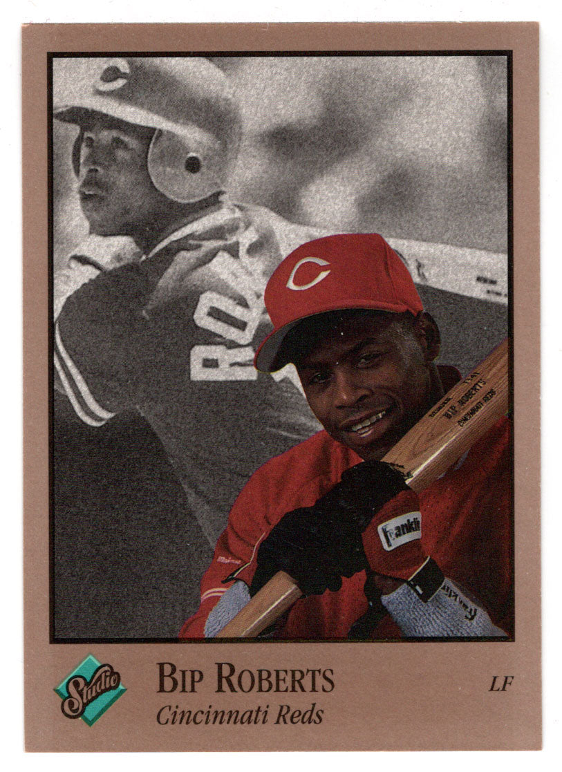 Bip Roberts - Cincinnati Reds (MLB Baseball Card) 1992 Leaf Studio # 27 Mint