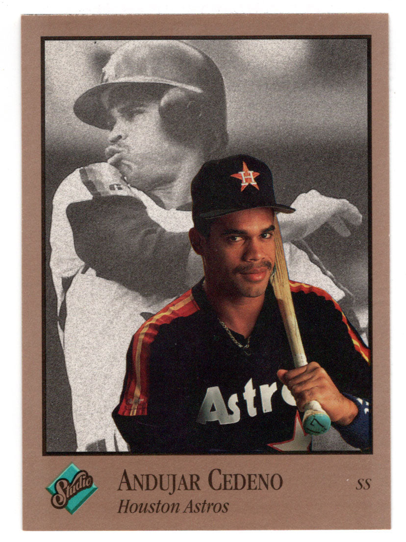 Andujar Cedeno - Houston Astros (MLB Baseball Card) 1992 Leaf Studio # 34 Mint