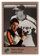 Steve Finley - Houston Astros (MLB Baseball Card) 1992 Leaf Studio # 35 Mint
