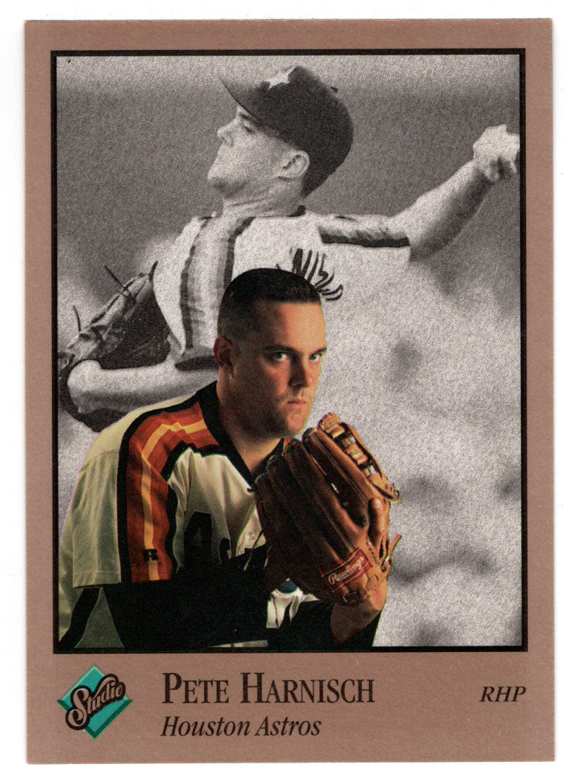 Pete Harnisch - Houston Astros (MLB Baseball Card) 1992 Leaf Studio # 36 Mint