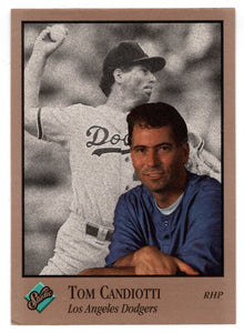Tom Candiotti - Los Angeles Dodgers (MLB Baseball Card) 1992 Leaf Studio # 42 Mint