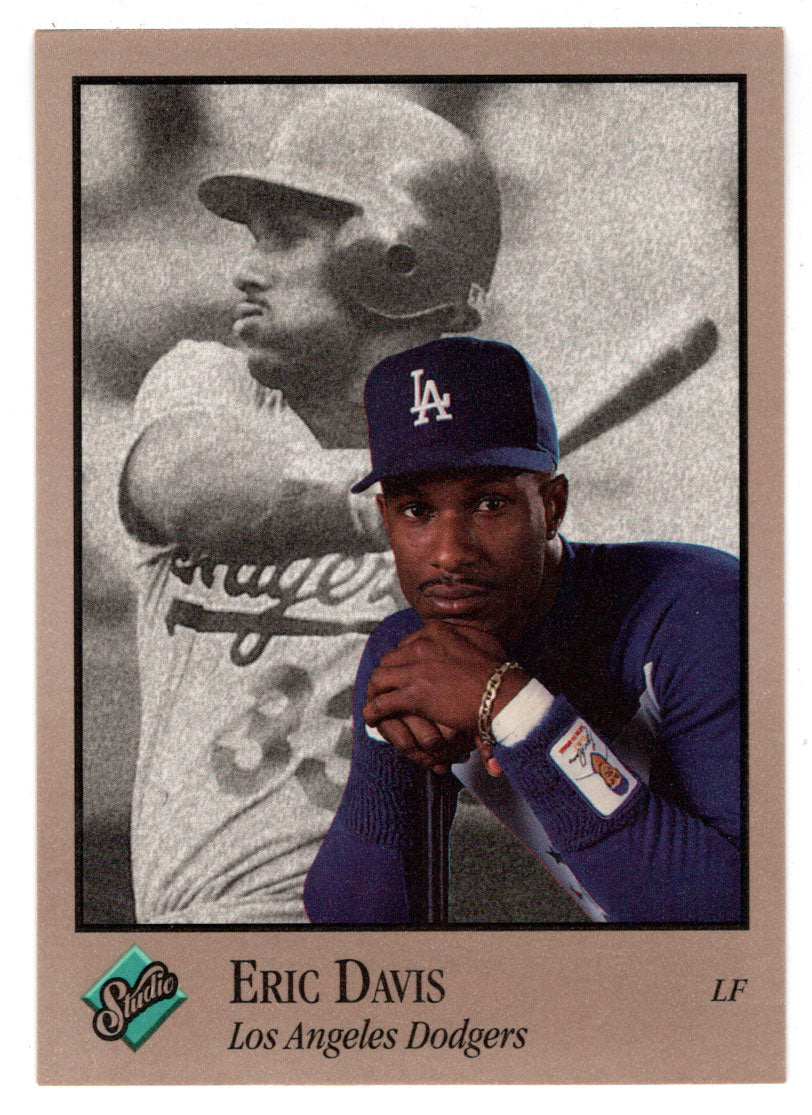 Eric Davis - Los Angeles Dodgers (MLB Baseball Card) 1992 Leaf Studio # 43 Mint