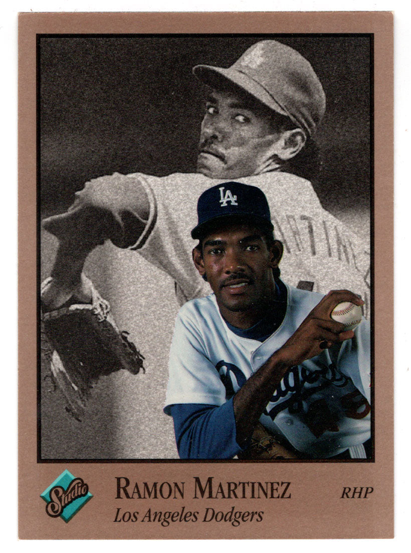 Ramon Martinez - Los Angeles Dodgers (MLB Baseball Card) 1992 Leaf Studio # 46 Mint