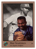 Mike Sharperson - Los Angeles Dodgers (MLB Baseball Card) 1992 Leaf Studio # 49 Mint