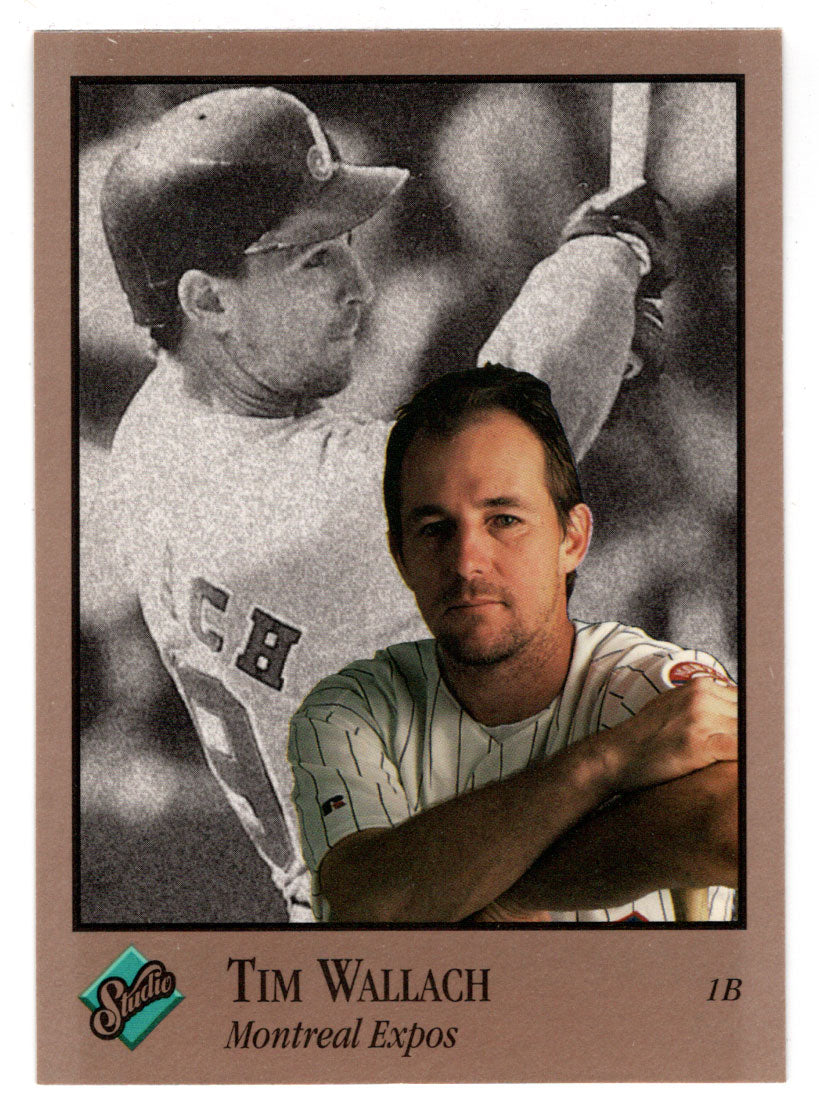 Tim Wallach - Montreal Expos (MLB Baseball Card) 1992 Leaf Studio # 60 Mint