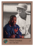Vince Coleman - New York Mets (MLB Baseball Card) 1992 Leaf Studio # 63 Mint