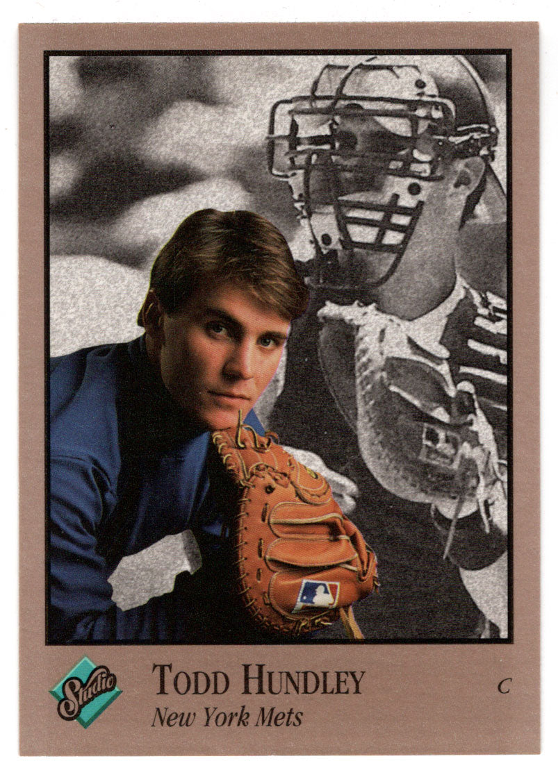 Todd Hundley - New York Mets (MLB Baseball Card) 1992 Leaf Studio # 66 Mint