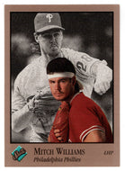 Mitch Williams - Philadelphia Phillies (MLB Baseball Card) 1992 Leaf Studio # 80 Mint
