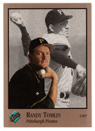 Randy Tomlin - Pittsburgh Pirates (MLB Baseball Card) 1992 Leaf Studio # 88 Mint