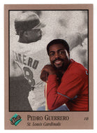 Pedro Guerrero - St. Louis Cardinals (MLB Baseball Card) 1992 Leaf Studio # 91 Mint