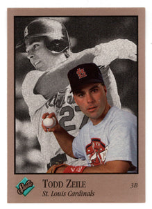 Todd Zeile - St. Louis Cardinals (MLB Baseball Card) 1992 Leaf Studio # 100 Mint
