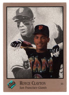 Royce Clayton - San Francisco Giants (MLB Baseball Card) 1992 Leaf Studio # 115 Mint