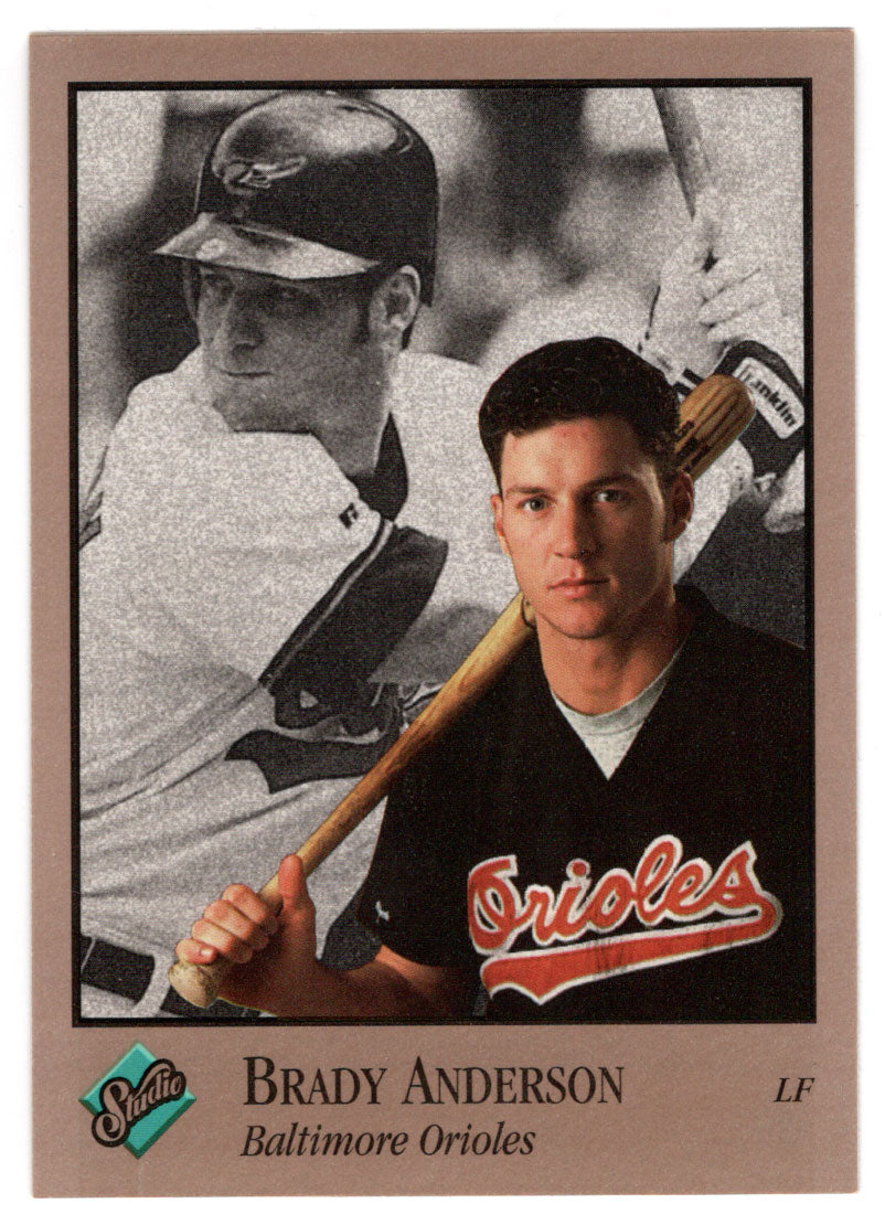 Brady Anderson - Baltimore Orioles (MLB Baseball Card) 1992 Leaf Studio # 121 Mint