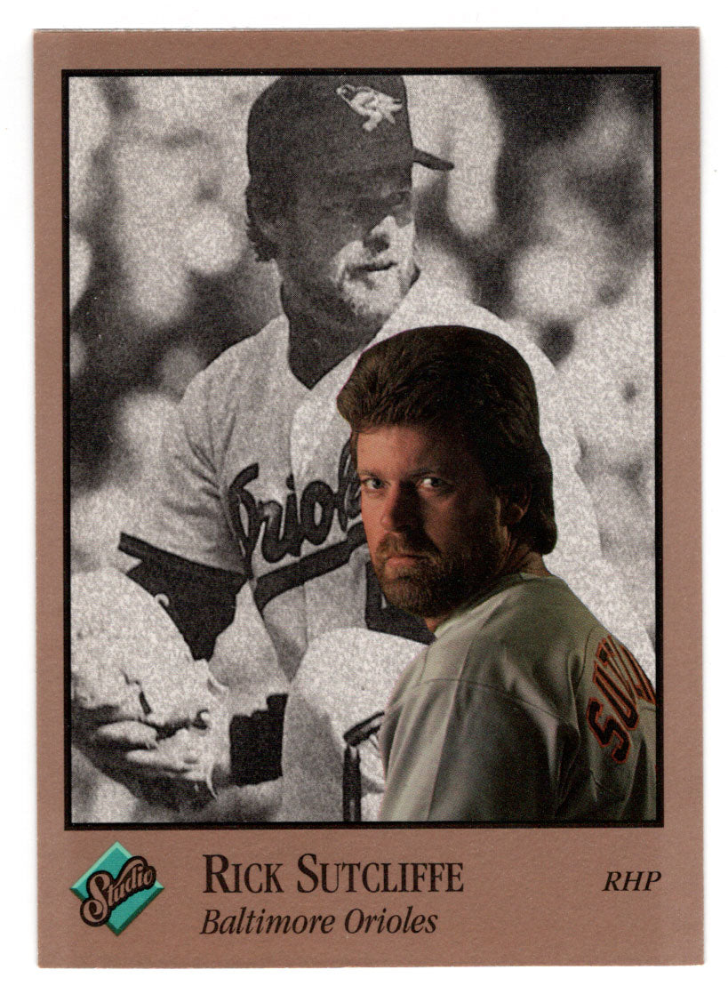 Rick Sutcliffe - Baltimore Orioles (MLB Baseball Card) 1992 Leaf Studio # 130 Mint
